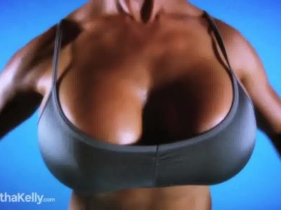Big Tit Fitness Girl Chest Workout