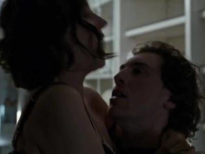 Orla Brady and  Rory Fleck Byrne making love