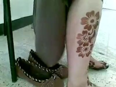 Henna feet
