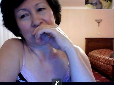 GRANNY from Kazahstan watch me how I play on skype