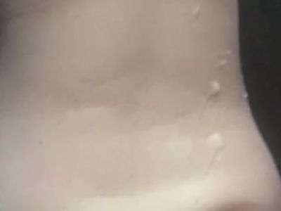 Cumshot all over her sexy ass from assjob!