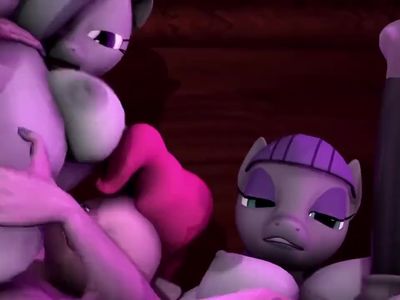 MLP FUTA 3D Pinkie Pie - Orgy Between Sisters - Clop 3D