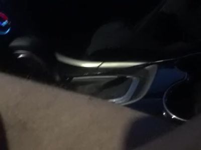Driving home naked pull over to cum