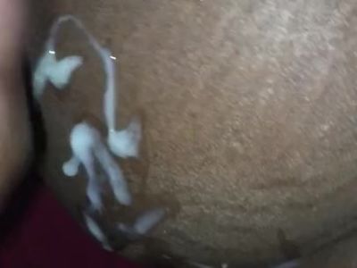 Cumming on sweet hot buns
