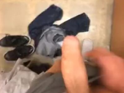 Masturbating in a dressing room at old navy