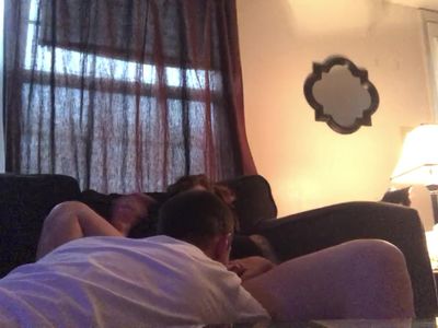 Living room dick sucking pt1