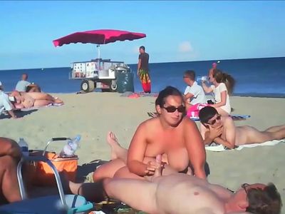 Crowded Beach BJ
