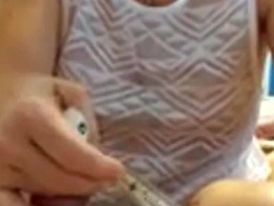 kathy',s cuckold having his cock measured