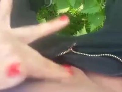 Mature rubbing her clit