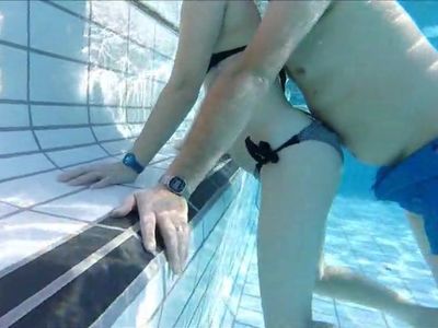 french young and portuguese mature couples underwater pool