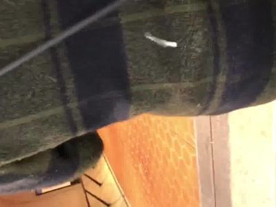 Cum on mature and she notices