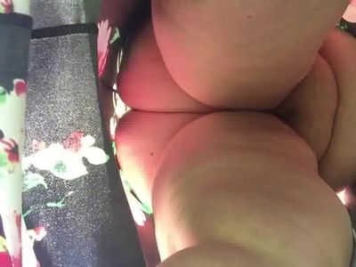 Upskirt bbw no pants
