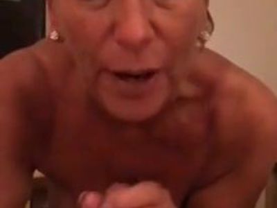 Great tits milf blowjob