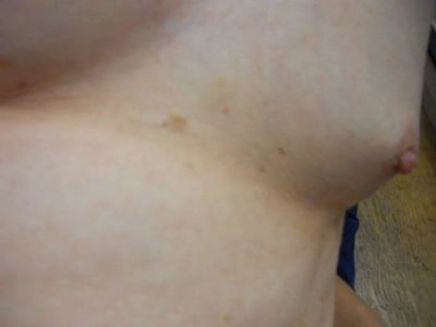 looking a wife',s tit and cumming on her hard clit