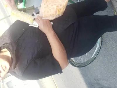 Mature mexican lady down street