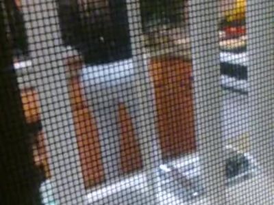 Spying on my mom while she's cooking
