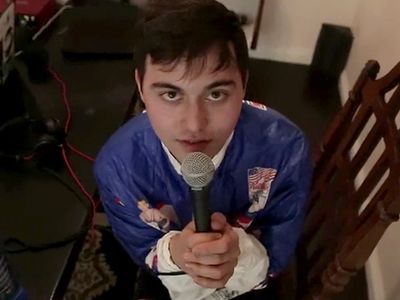 Young Nubile Brandon Seduces Mature Male Podcaster