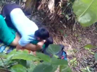 Couple outdoor sex video