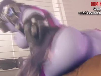 widowmaker enjoy's fuck ride reward by a nerd has sound