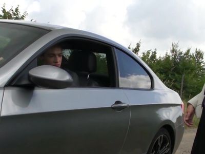 80 years old German granny sucking cock