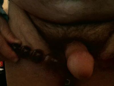 using 2 butt vibrators to shoot load