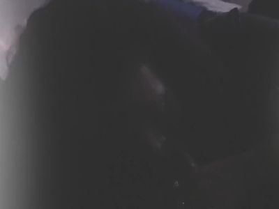 Latina milf, giving blow job while husband is asleep