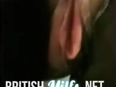 She likes it when her bum and tights get the cream - british blonde mature