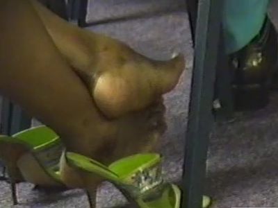 Ebony Mature Foot Rubbing Part 2