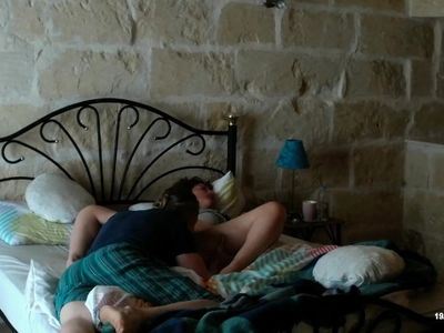 Sensual, romantic milf gets hairy pussy licked to intense female orgasm