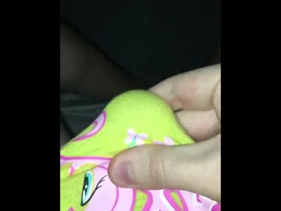 Sissy Bitch Cums Prematurely in His My Little Pony Panties!