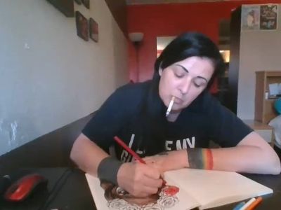 Dangling Smoking While Busy