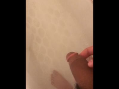 Asian Twink taking piss in shower