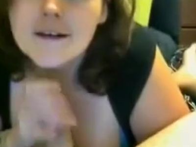 choking on dick while her dad calls