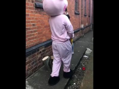 Peppa pig spanks mature adupt into submission