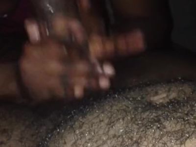 Chocolate ebony loves my dick