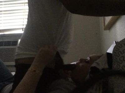 Daddy Dom mouth fucking His teen princess