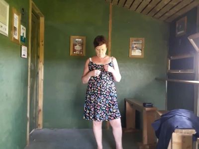 Small Titted Suzy Striptease in RSPB Bird Hide
