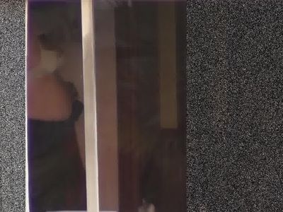 Curvy Mature Window Lady In White Bra