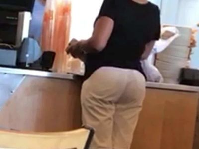 NICE ASS AT THE RESTAURANT