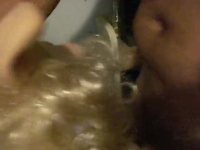 Miss PIGGY the FAT cocksucking PIG swallows my CUM