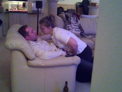 Cuckold Hot Wife Blowjob and Handjob Teasing Hubby