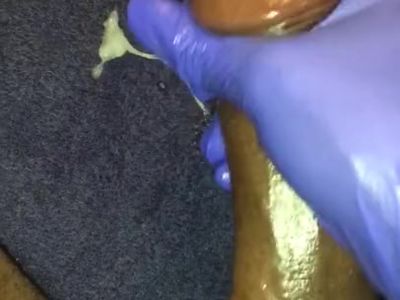 BBC Masterbating with Gloves