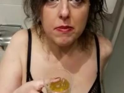 Dirty Mom Drinks Cups of Piss