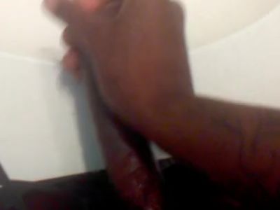 Horny male with a long cumshot